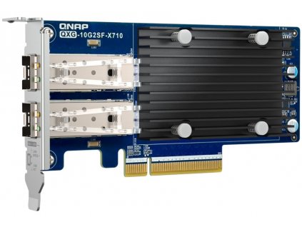 QNAP QXG-10G2SF-X710 síťová karta 2x 10GbE SFP+, PCIe Gen3 x8