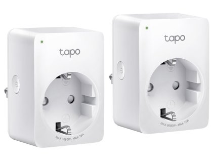 TP-Link Tapo P110 chytrá zásuvka s měřením spotřeby, německá verze zásuvky, 2kusy v balení