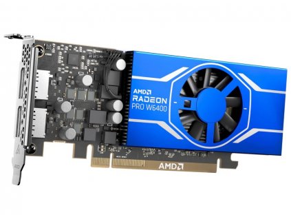 AMD Radeon Pro W6400 4GB GDDR6 / PCIe 4.0 / 7.07 Tflops / 2x DP / LP