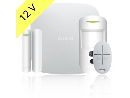 SET Ajax StarterKit Cam Plus 12V white (20294_12V)