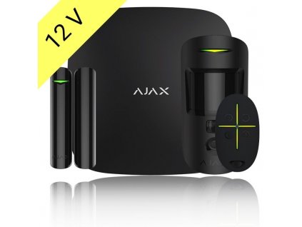 SET Ajax StarterKit Cam Plus 12V black (20504_12V)