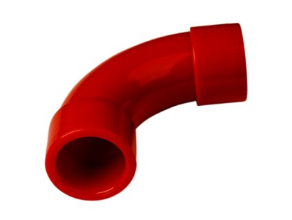 9-10906 Oblouk 90st pro trubky 25mm -  Red - 90° Bend - 3/4" pipe