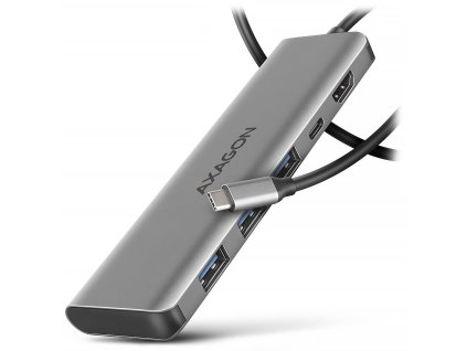 AXAGON multi USB-C 5v1 hub / HMC-5H / USB 3.2 Gen1 / 1x PD 100W / 1xHDMI / 3x USB-A / 100cm
