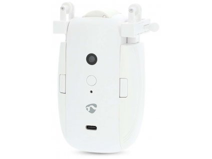 NEDIS chytrý motor (robot) závěsů/ kabelový systém u kolejnice/ napájení z baterie/ napájení z USB/ 4000 mAh/ BT/ bílý