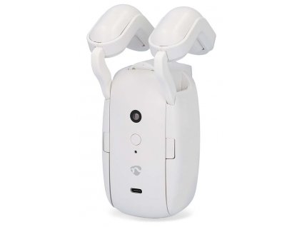 NEDIS chytrý motor (robot) závěsů/ tyčová kolejnice/ napájení z baterie/ napájení z USB/ 4000 mAh/ Bluetooth/ bílý
