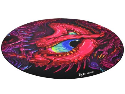 AROZZI Zona Floorpad Crawling Chaos/ ochranná podložka na podlahu/ kulatá 121 cm průměr/ dračí design