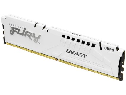 KINGSTON FURY Beast White XMP 16GB DDR5 6000MT/s / CL30 / DIMM