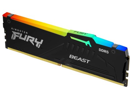 KINGSTON FURY Beast Black RGB XMP 8GB DDR5 6000MT/s / CL30 / DIMM