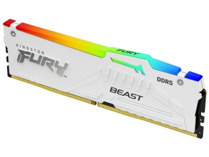 KINGSTON FURY Beast White RGB XMP 32GB DDR5 6000MT/s / CL30 / DIMM