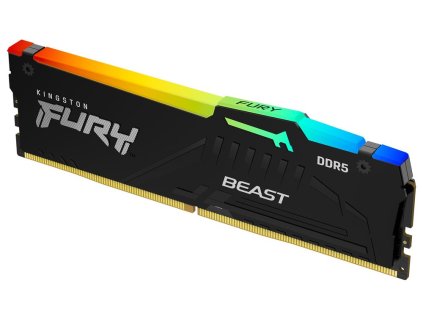 KINGSTON FURY Beast Black RGB XMP 16GB DDR5 6800MT/s / CL34 / DIMM