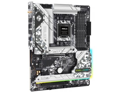 OPRAVENÉ - ASRock X670E Steel Legend / AMD X670 / AM5 / 4x DDR5 /  4x M.2 / HDMI / DP / USB-C / WiFi / ATX