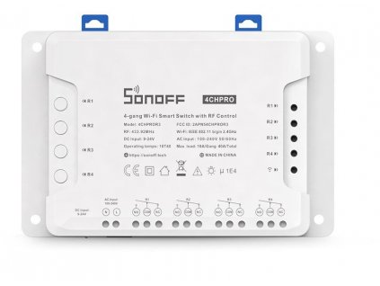 Sonoff 4CH Pro R3 4 Kanálový WiFI Spínač