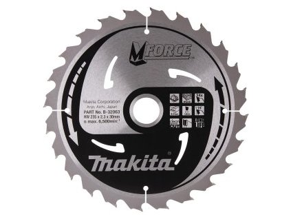 kotouč pilový dřevo MFORCE 235x2.3x30mm 24Z = old B-08090