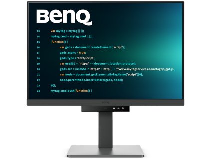 BENQ 24" LED RD240Q/ 2560x1600/ IPS panel/ 1000:1/ 5ms/ HDMI/ DP/USB-C/Pivot/výškově nast./ eye care features/ černý