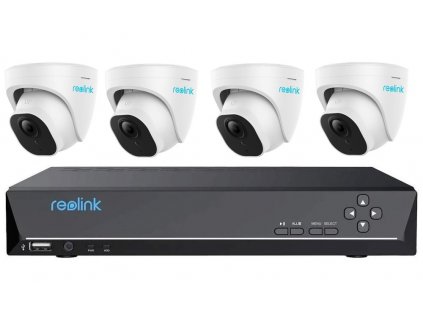 Reolink NVS8-8MD4 set videorekordér a 4ks IP kamera P334, 8x PoE, včetně 2TB HDD ( max. 2x 6TB ), VGA, HDMI, IP kamery 8