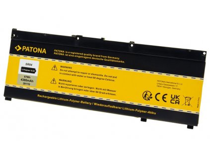 PATONA baterie pro ntb HP OMEN 15-ce/dc/cb Pavilion 15cx 4380mAh Li-Pol 15,4V SR03XL/SR04XL