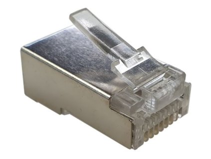 XtendLan Konektor RJ45 CAT5e, STP, EZ type, drát 50u, balení 100ks