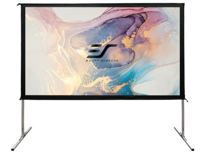 ELITE SCREENS plátno mobilní outdoor stativ 110" (279,4cm)/ 16:9/ 137,2×243,8cm/ hliníkový rám/ gain 1.1/ CineWhite