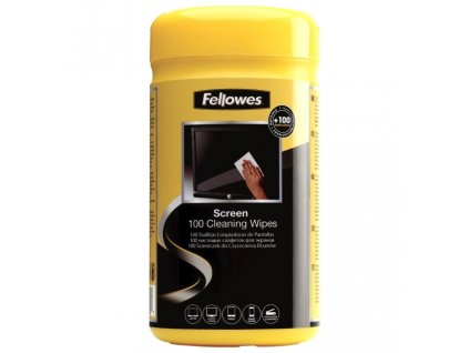 FELLOWES utěrky na obrazovky monitorů 100ks v balení