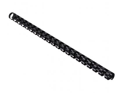 EUROSUPPLIES plastové hřbety/ formát A4/ 8mm/ černé/ 100 pack