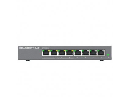 Grandstream GWN7711P Layer 2 Lite managed switch, 8 portů, 4x PoE/PoE+