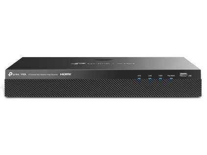 TP-Link VIGI NVR2016H-16P, 16 kanálů, 80Mbps, H.265+, 2x SATA, max. 20 TB, 16x PoE+, 2x USB, 1x eSATA, VGA, HDMI