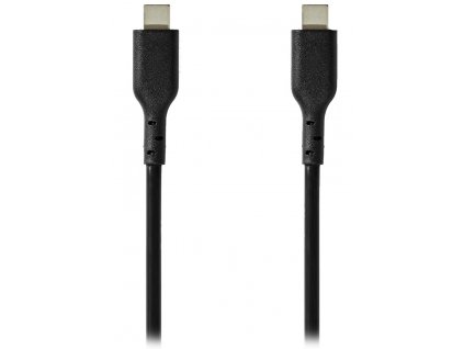 NEDIS kabel USB 2.0 kabel/ USB-C zástrčka - USB-C zástrčka/ 240 W/ černý/ bulk/ 2m