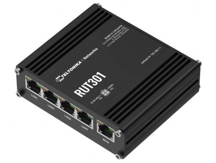 Teltonika RUT301 průmyslový router, 5x Eth 10/100, USB 2.0
