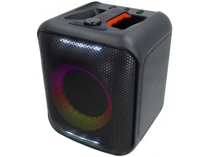 NEDIS párty reproduktor/ výkon 150 W/ Bluetooth/ doba přehrávání na baterie 5 hod/ držadlo/ párty osvětlení/ ekvalizér