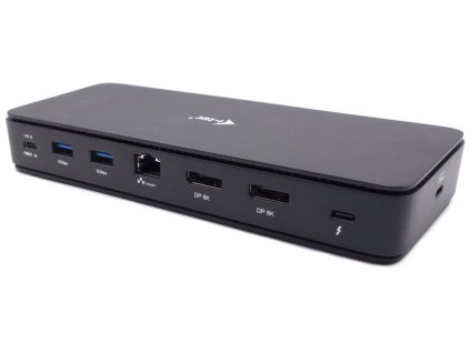 i-tec dokovací stanice Gen3 Thunderbolt4 2x Display, 7x USB, 2.5 GLAN, Power Delivery 92 W