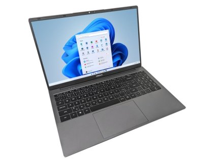 UMAX notebook VisionBook 15WN Plus/ 15,6" IPS/ 1920x1080/ N100/ 8GB/ 256GB SSD/ HDMI/ 3x USB 3.0/ W11 Pro/ šedý
