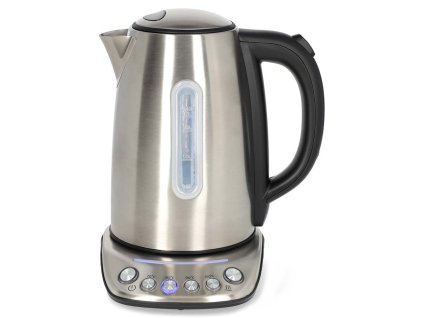NEDIS Wi-Fi chytrá rychlovarná konvice/ objem 1,7 l/ 70,80,90,100 °C/ otáčení o 360/ ukazatel teploty/ Android/iOS/ nere