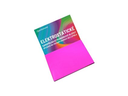 SYMBIO elektrostatické poznámkové bločky Symbionotes/ 70x100 mm/ růžové/ 100 pack