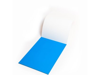 SYMBIO elektrostatické popisovatelné fólie Symbioflipcharts/ 500x700 mm/ modré/ 25 pack