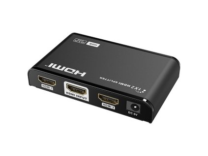 XtendLan HDMI distribucní rozbocovac, 1 vstup / 2 výstupy, 4k@60Hz