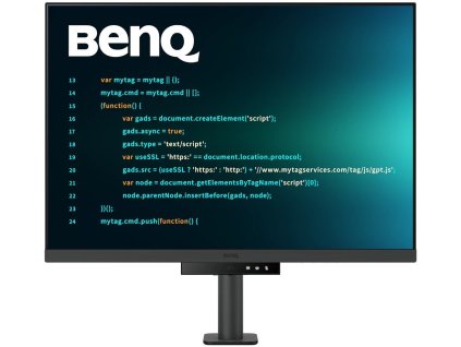 BENQ 28" IPS LED RD280UA/ 3840x2560 / 1200:1/ 5ms/ 350 cdm/ HDMI/ DP/USB-C/Daisy chain/pivot/výškově nast./ černý