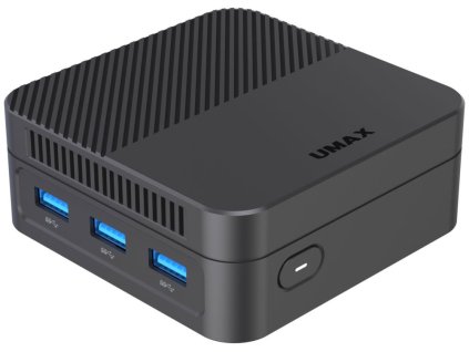 UMAX Mini PC U-Box N10 Plus/ N100/ 8GB/ 128GB SSD/ 2x HDMI/ DP/ 3x USB 3.0/ BT/ Wi-Fi/ 2x LAN/ W11 Pro
