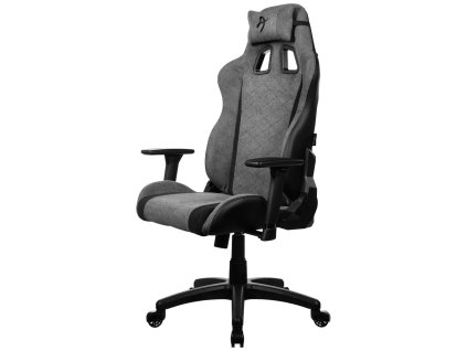 AROZZI herní židle AVANTI Soft Fabric Ash/ látkový povrch/ šedá