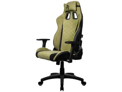 AROZZI herní židle AVANTI Soft Fabric Moss Green/ látkový povrch/ mechově zelená