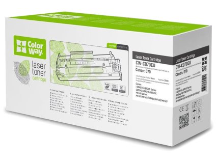 COLORWAY kompatibilní toner pro CANON 070/ 3000 stran / Černý