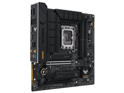 ASUS TUF GAMING B760M-BTF WIFI D4 / B760 / LGA1700 / 4x DDR4 / 3x M.2 / 1x DP / 1x HDMI / Wi-Fi 6 / mATX