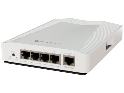 MikroTik Cloud Router Switch CRS304-4XG-IN, 1x GbE, 4x 10 GbE, Dual PSU, Dual boot, vč. L5