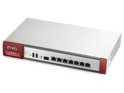 Zyxel ATP500   Firewall, 7x Gigabit user-definable ports, 1*SFP, 2* USB with 1 Yr Bundle