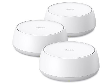 TP-Link Deco BE25 Mesh systém BE3600, WiFi 7, 688MBps na 2,4GHz, 2880Mbps na 5GHz, 2x 2,5GLAN, 3ks v balení