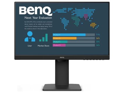 BENQ 24" LED BL2486TC/ 1920x1080/ IPS panel/ 1300:1/ 5ms/ HDMI/ DP/ USB-C/ Pivot/ audio/ černý