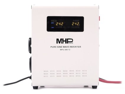 MHPower záložní zdroj WPU-300-12, UPS, 300W, čistý sinus, 12V