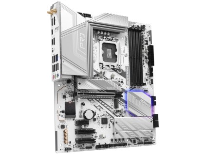 ASRock Z890 Pro RS WiFi White / Intel Z890 / LGA1851 / 4x DDR5 / 4x M.2 / HDMI / DP / 2x Thunderbolt 4 / WiFi / ATX