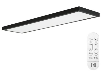 IMMAX NEO LITE FRAME SMART stropní svítidlo 120x30cm, IP44, CCT, s podporou BEACON, Wi-Fi, TUYA, černé