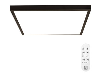 IMMAX NEO LITE FRAME SMART stropní svítidlo 60x60cm, IP44, CCT,  s podporou BEACON, Wi-Fi, TUYA, černé