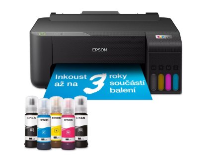 Epson EcoTank L1230/ ITS/ 5760 x 1440/ A4/ 4 barvy/ USB/ 5 let záruka po registraci